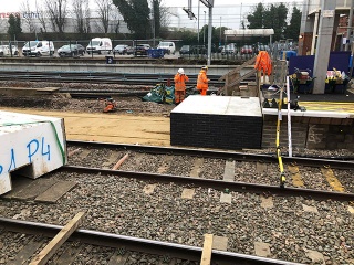 Station Platform Extended with Modular EPS System