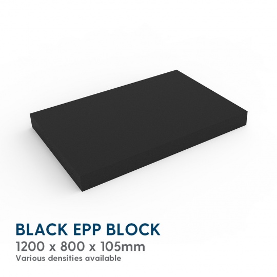 EPP Block 60g/l - 1200x800x105mm (Black)