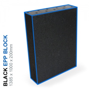 EPP Block 80g/l - 1385x1000x200mm (Black)